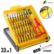 Kit de Ferramentas Portátil 33 em 1 Jogo de Chaves XC-K32B X-Cell