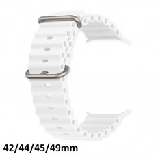 Pulseira Smartwatch Oceano 42/44/45/49mm - Branca Pulseira Smartwatch Oceano 42/44/45/49mm - Branca