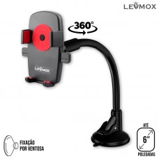 Suporte Celular Veicular LEY-1670 Lehmox - Preto Suporte Celular Veicular LEY-1670 Lehmox - Preto