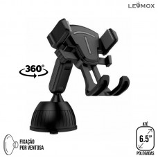 Suporte Celular Veicular LEY-1694 Lehmox - Preto Suporte Celular Veicular LEY-1694 Lehmox - Preto