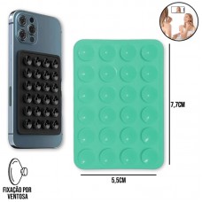 Suporte de Ventosa para Celular - Verde Suporte de Ventosa para Celular - Verde
