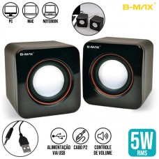 Caixa de Som BM-S205 B-Max Preta