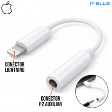 Cabo Adaptador Lightning x P2 LE-0154 It Blue