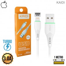 Cabo Lightning 1m Turbo KD-23A Kaidi - Branco