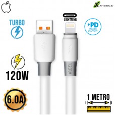 Cabo Lightning 1m Turbo 120W XC-CD-113 X-Cell - Branco