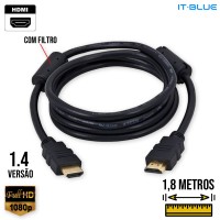 Cabo HDMI 1,8m LE-6613 It Blue