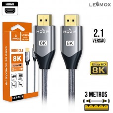 Cabo HDMI X HDMI 3m LEY-2378 Lehmox