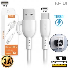 Cabo Tipo C 1m Turbo KD-105C Kaidi