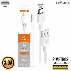 Cabo Tipo C 2m LEY-1988 Lehmox - Branco