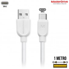Cabo Tipo C 1m Master Drive - Branco