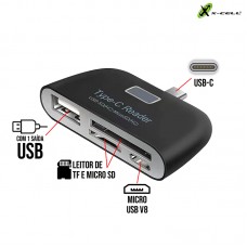 Adaptador Tipo C 4 em 1 XC-ADP-49 X-Cell