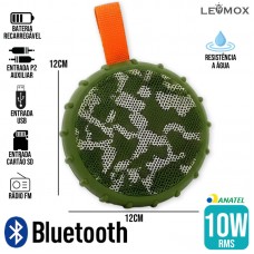Caixa de Som Bluetooth CS-2C Lehmox - Verde