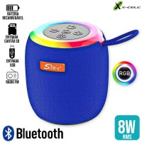 Caixa de Som Bluetooth ZQS-B108 X-Cell - Azul