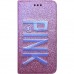 Book Cover para iPhone 7 e 8 Plus - Gliter Pink Vermelha