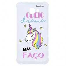 Capa para Samsung Galaxy J6 Plus Case2you - Odeio Drama Antishock Capa para Samsung Galaxy J6 Plus Case2you - Odeio Drama Antishock