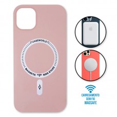Capa iPhone 11 Pro Max - Padrão Magsafe Rosa