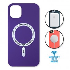 Capa iPhone 11 Pro Max - Padrão Magsafe Roxa