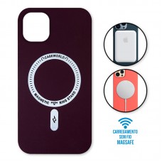 Capa iPhone 12 Pro Max - Padrão Magsafe Vinho Capa iPhone 12 Pro Max - Padrão Magsafe Vinho