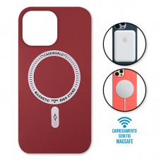 Capa iPhone 13 Pro Max - Padrão Magsafe Coral