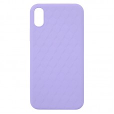 Capa para iPhone XS Max - Case Silicone Padrão Apple 3D Lilás