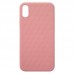 Capa para iPhone XS Max - Case Silicone Padrão Apple 3D Rosa Escuro