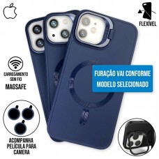 Capa iPhone 13 Pro - Soft Magsafe Navy Blue