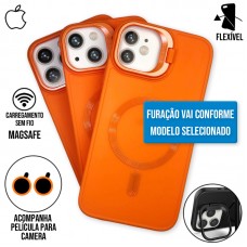 Capa iPhone 15 - Soft Magsafe Orange