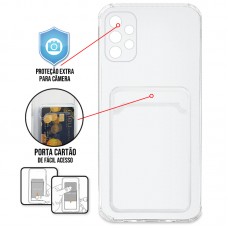 Capa Samsung Galaxy A72 - TPU Premium Case Card Transparente