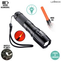 Lanterna Tática X900 LED Recarregável NY-69 Lehmox