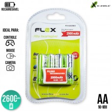Pilha Recarregável 4un AA FX-AA29B4 X-Cell Pilha Recarregável 4un AA FX-AA29B4 X-Cell