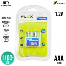 Pilha Recarregável 4un AAA FX-AAA11B4 X-Cell