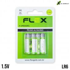 Cartela 4un Pilha Alcalina AA FX-AAK4 X-Cell