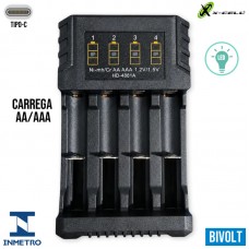 Carregador de Pilhas Tipo C FX-C25 X-Cell