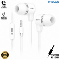 Fone P3 LE-0242 - Branco