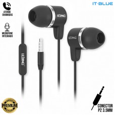 Fone P3 LE-0242 - Preto