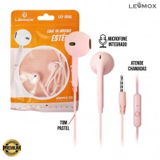 Fone P3 Tom Pastel LEF-1056 Lehmox - Rosa Fone P3 Tom Pastel LEF-1056 Lehmox - Rosa
