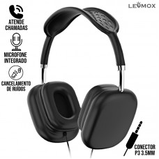 Fone P3 LEF-1079 Lehmox - Preto