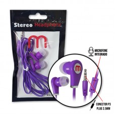 Fone P3 MS-5V - Roxo Fone P3 MS-5V - Roxo