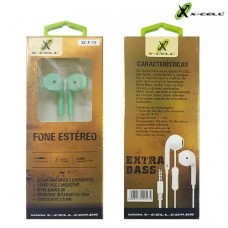 Fone P3 XC-F-15 X-Cell - Verde Fone P3 XC-F-15 X-Cell - Verde
