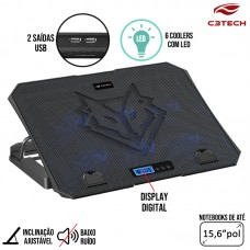 Base Notebook Refrigerada Gamer NBC-70BK C3 Tech