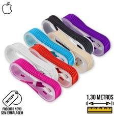 Cabo USB Lightning Speed Trançado Nylon Outlet