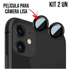 Película de Câmera Lisa iPhone 16 e 16 Plus - Preta Película de Câmera Lisa iPhone 16 e 16 Plus - Preta