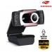 Webcam Full HD 1080p Alta Definição com Microfone Embutido USB WB-100BK C3 Tech Preto Webcam Full HD 1080p Alta Definição com Microfone Embutido USB WB-100BK C3 Tech Preto