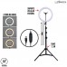 Iluminador Ring Light 10 Pol + Tripé 2,1m NY-02 Lehmox Iluminador Ring Light 10 Pol + Tripé 2,1m NY-02 Lehmox