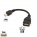 Cabo OTG USB x V8 15cm Cabo OTG USB x V8 15cm