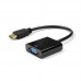 Cabo Adaptador HDMI x VGA ADP-HDMIVGA10BK Plus Cable Cabo Adaptador HDMI x VGA ADP-HDMIVGA10BK Plus Cable