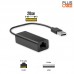 Cabo Adaptador USB 2.0 x RJ45 ADP-USBLAN100BK Plus Cable Cabo Adaptador USB 2.0 x RJ45 ADP-USBLAN100BK Plus Cable