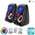Caixa de Som 10W Gamer RGB XC-CM-19 X-Cell - Preto Caixa de Som 10W Gamer RGB XC-CM-19 X-Cell - Preto