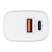 Carregador Turbo 20W Tipo C + USB EC 11 POWER Intelbras - Branco Carregador Turbo 20W Tipo C + USB EC 11 POWER Intelbras - Branco