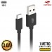Cabo Tipo C 1m CB-C10BK C3 Tech - Preto Cabo Tipo C 1m CB-C10BK C3 Tech - Preto